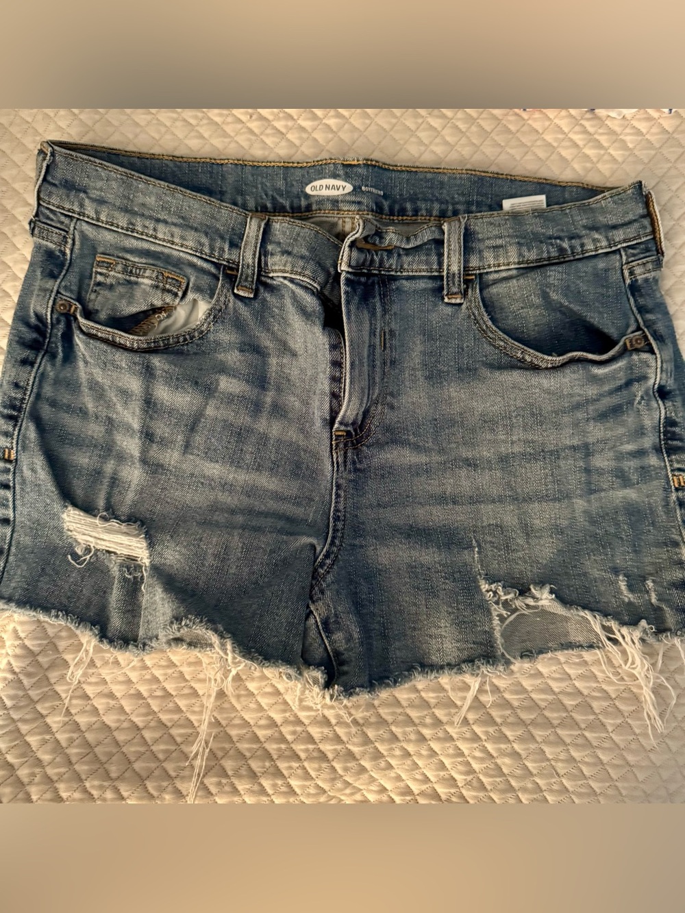 Old Navy Boyfriend Denim Shorts - Blue